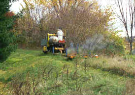 Cutting Rails in Belleville, Wi