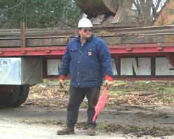 Steve directing Traffic