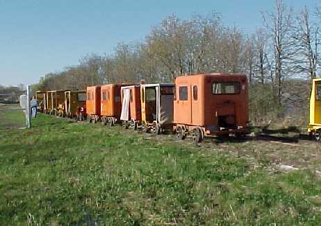 Motorcars Lineing up